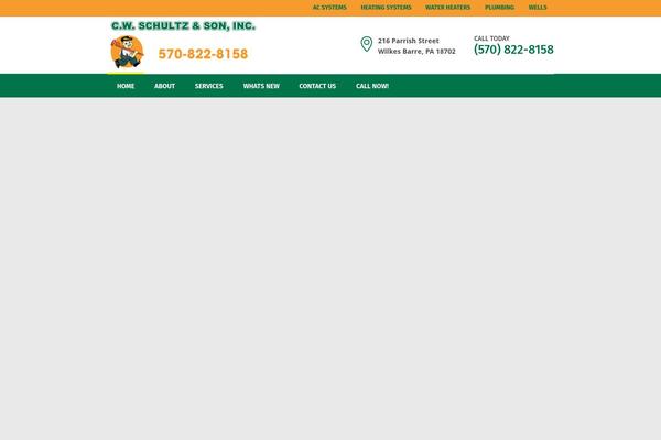 Cw theme site design template sample