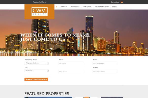 Realestast theme site design template sample