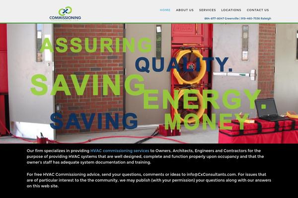 Parallax Pro theme site design template sample