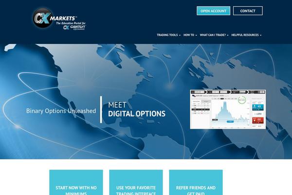 cxmarkets.com site used Gate39media
