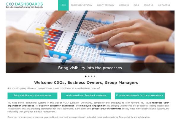 Flatter theme site design template sample