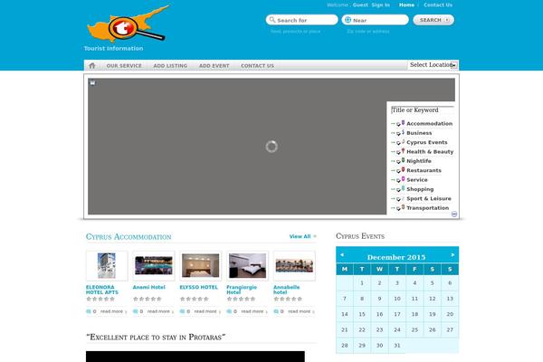 GeoTheme theme site design template sample