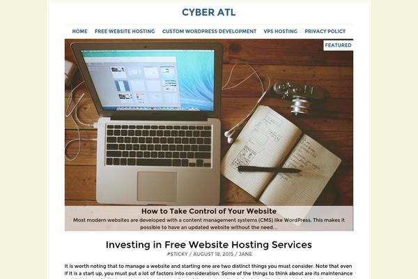 Bluesand theme site design template sample