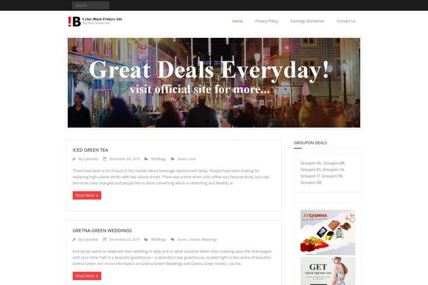 Minamaze theme site design template sample