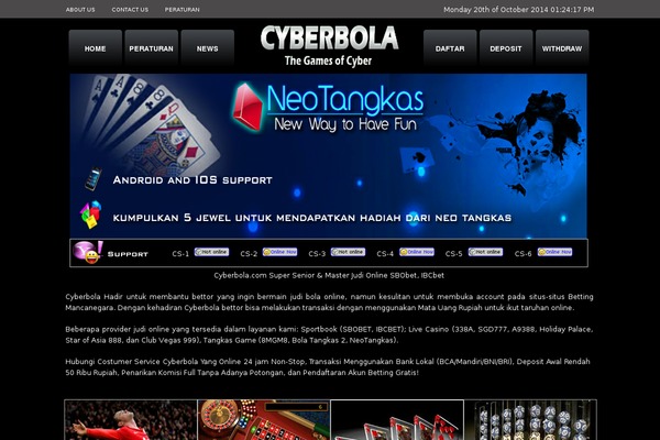 cyberbola.co site used eCommerce Star