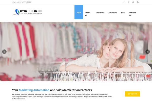 Nuzi theme site design template sample