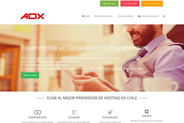 cyberiainternet.cl site used Adx