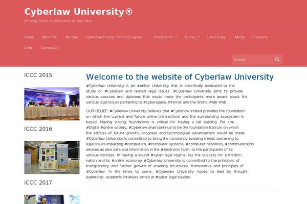 Academica theme site design template sample