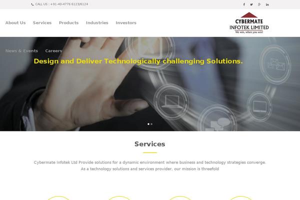 Bridge theme site design template sample