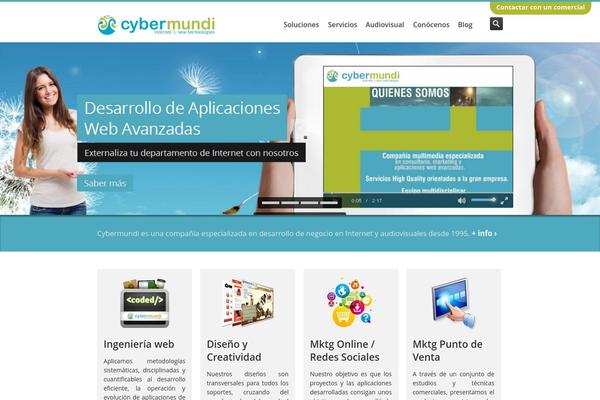 Inceptio theme site design template sample