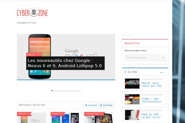 TechNews theme site design template sample