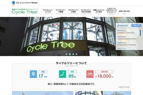 cycle-tree.jp site used Cycle-tree2023