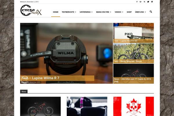 Site using Td-standard-pack plugin