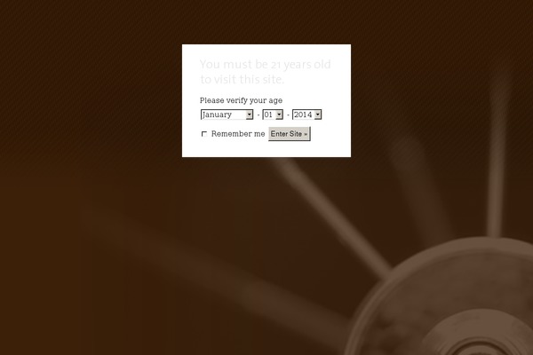 Site using Age Verify plugin