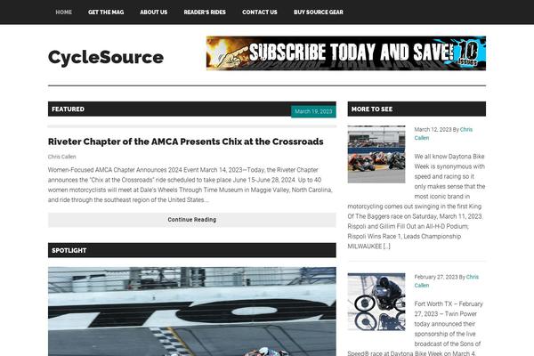 Magazine Pro theme site design template sample