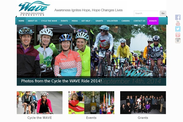 NonProfit theme site design template sample
