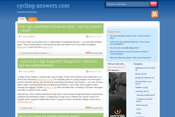 DeepBlue theme site design template sample