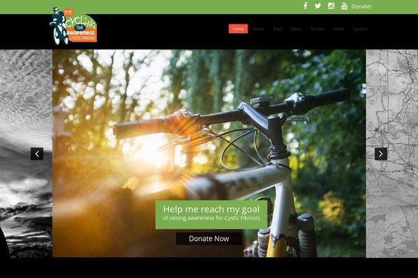 Donation theme site design template sample