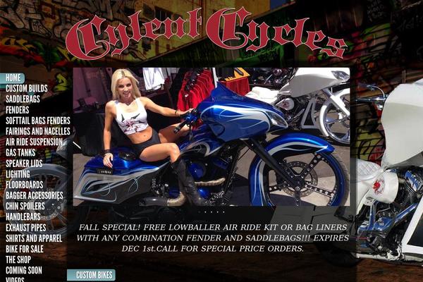 cylentcycles.com site used Cylent