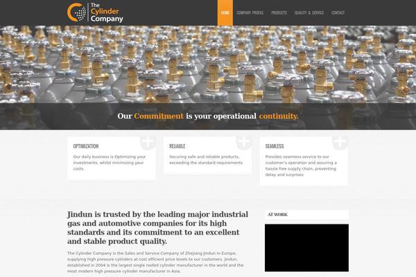 Radius theme site design template sample