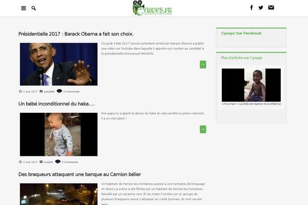 Site using Ultimate Post Slider Widget plugin