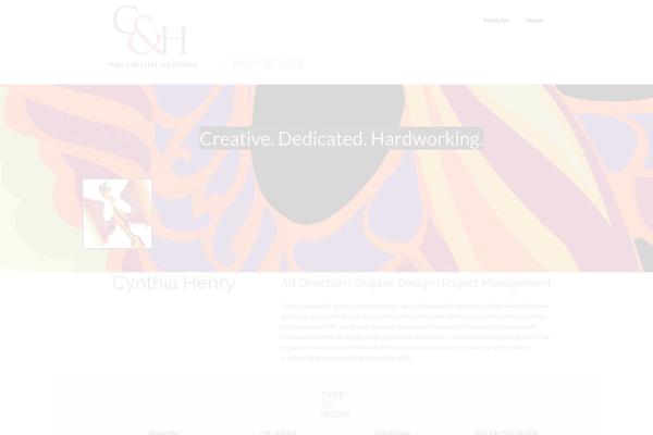 Creativo theme site design template sample