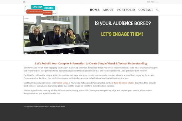 Enfold theme site design template sample