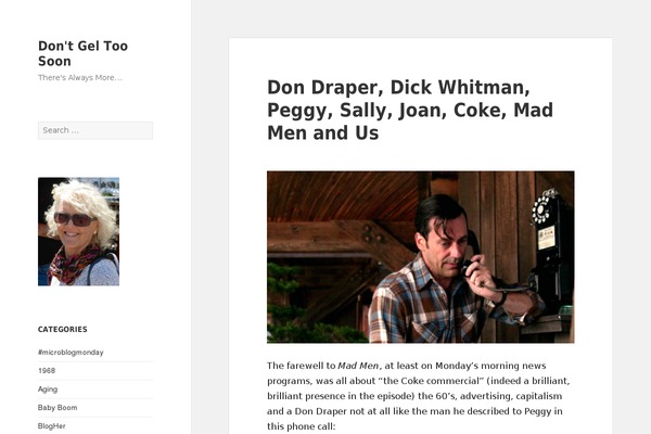Twenty Fifteen theme site design template sample