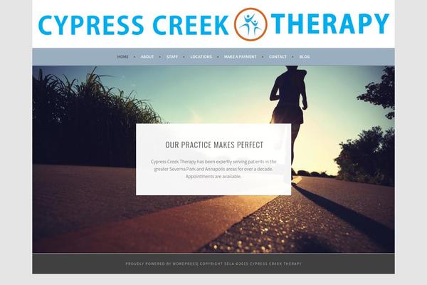 Sela theme site design template sample