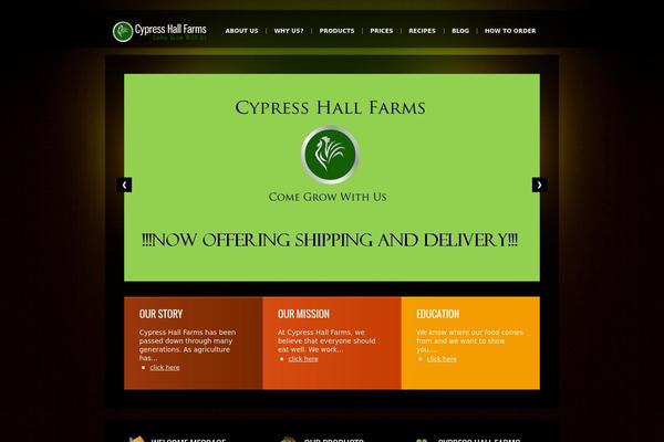 cypresshallfarms.com site used Theme1399