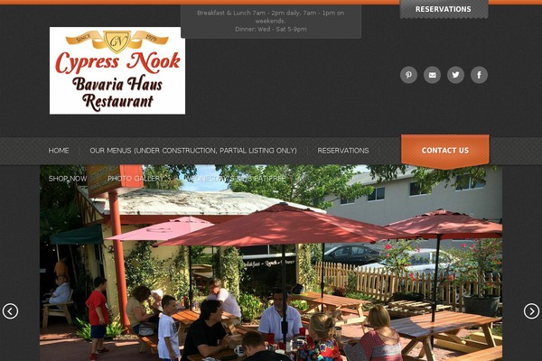 Bistro theme site design template sample