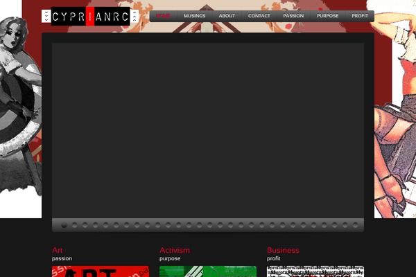 Breeze theme site design template sample