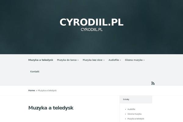 Harmony theme site design template sample