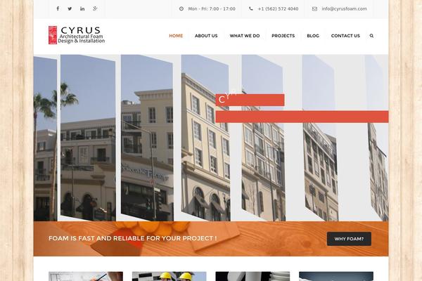 Constructo theme site design template sample