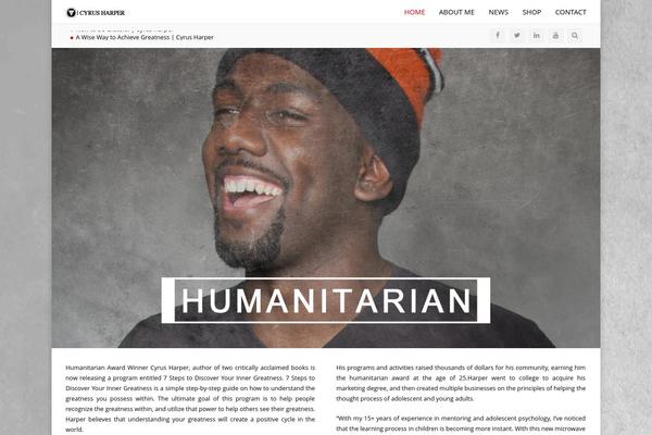 Truemag theme site design template sample