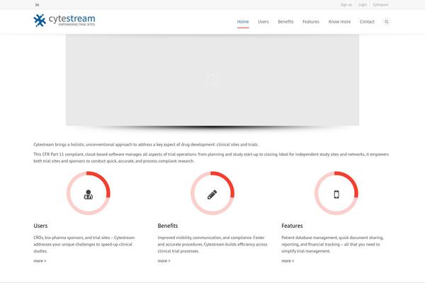 cytestream.com site used Flexform