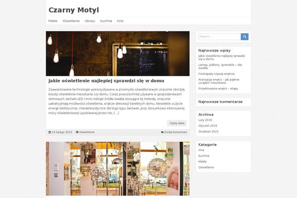 NEBlue theme site design template sample
