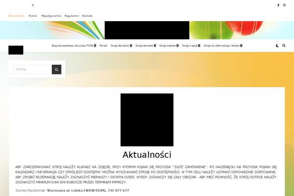 Site using WP Social Widget plugin