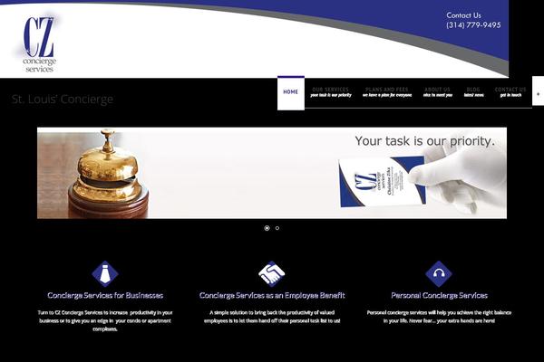 Simplicity theme site design template sample
