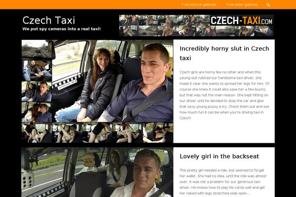 czech-taxi.com site used Videoblog