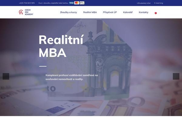 Academist theme site design template sample