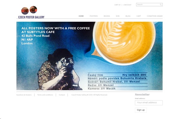czechpostergallery.com site used Rustik