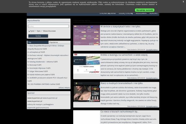 Meris theme site design template sample