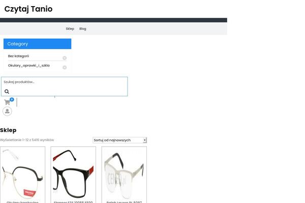 czytajtanio.pl site used Supermart-ecommerce