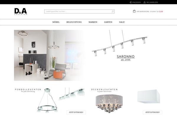 Legenda theme site design template sample
