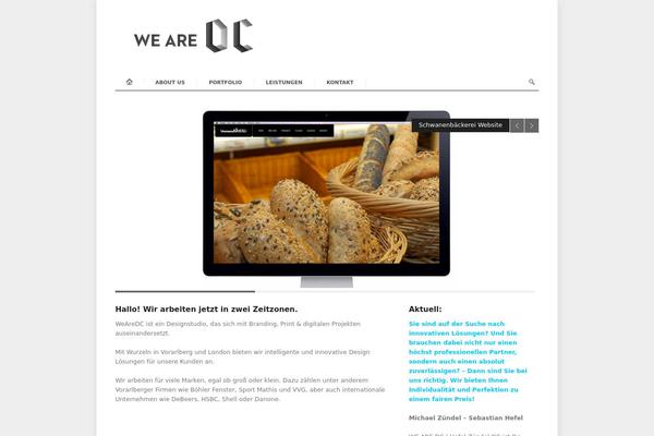 Pioneer theme site design template sample