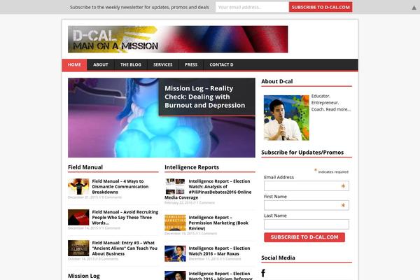 MH Magazine lite theme site design template sample