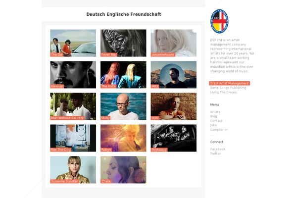 d-e-f.com site used Sideshow