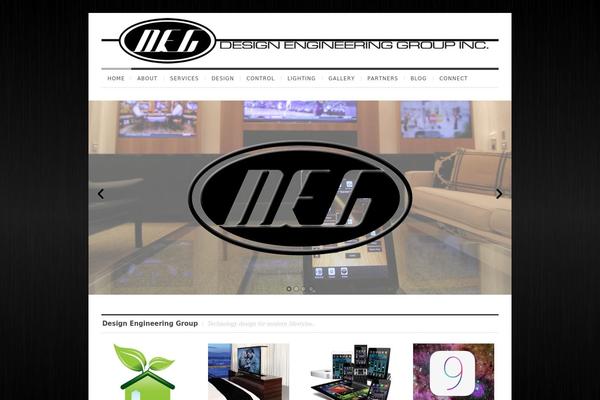 Evermore theme site design template sample