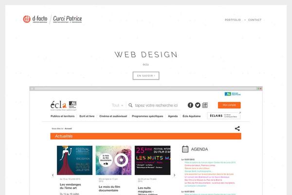 Semplice theme site design template sample